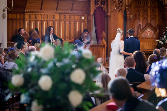 Wedding Ceremony at Stanbrook Abbey