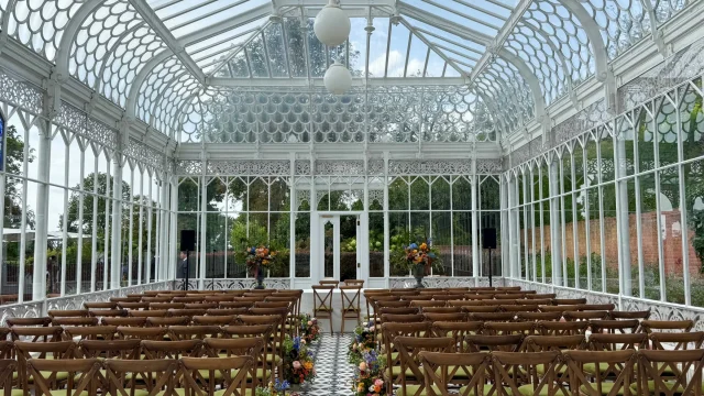 Horniman-Museum-Conservatory-wedding-set-up